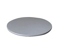 XHDZSW Nappe Transparente Ronde, Protège Table élastiqué Tout Autour,Imperméables, Nappe Ajustée Antidérapante avec Revêtement en Polyester (Gris,Ronde 60cm)