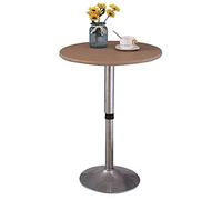 XHDZSW Protège Table Rond, Protège Table élastiqué Tout Autour,Imperméables,Nappe Ajustée Antidérapante avec Revêtement en Polyester (Couleur café,Ronde 70cm)