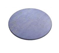 XHDZSW Protège Table Ronde, Nappe Ronde antidérapante, Rondes Nappes avec Bord Élastique, Rondes Anti Taches Lavable, de Table pour Cuisine Jardin Fête Table (160cm,Bleu Brume)