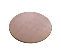 XHDZSW Protège Table Ronde, Nappe Ronde antidérapante, Rondes Nappes avec Bord Élastique, Rondes Anti Taches Lavable, de Table pour Cuisine Jardin Fête Table (160cm,Couleur Café)