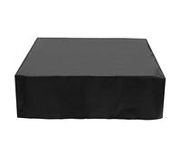 XHDZSW Spa Couverture,Le Spa Extérieur Carré De Couverture De Spa,100% UV, Poussière,Housse De Protection pour Jacuzzi De Jardin Anglais (Noir,244 x 244 x 90 cm)