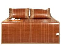 XHEILZOP Tapis de Lit d’Été en Bambou Pliable, Matelas Rafraîchissant Naturel Double Face, Tapis de Couchage Respirant pour Maison, Chambre ou Dortoir, Literie d’Été Confortable(90x190cm/3x6.2ft)