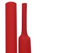 XHF 2018 Gaine thermorétractable double paroi rapport 3:1 Colle activée par la chaleur doublée Bleu marine Gaine thermorétractable Fil Protection de gaine 1,2 m Rouge 1/2" Rouge