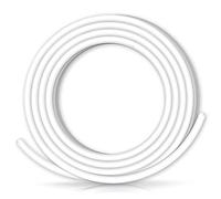 XHF Gaine thermorétractable étanche 3:1 de 1,6 cm - Blanc - 6,1 m - De qualité marine - Avec revêtement adhésif - Contre l'humidité, la corrosion et les fuites d'air