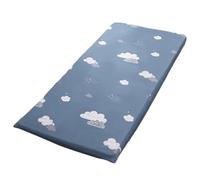XHHBS Housse de Matelas Sol Japonaise, Plaid Doux, Tatami, Drap-Housse for lit Repos, balançoire d'extérieur, Housse, Coussin Protecteur(Blue,180x200cm/71x78)
