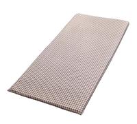 XHHBS Housse de Matelas Sol Japonaise, Plaid Doux, Tatami, Drap-Housse for lit Repos, balançoire d'extérieur, Housse, Coussin Protecteur(Brown,80x190cm/31x75)