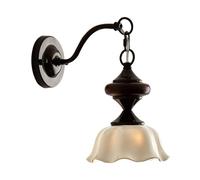 XHJL Applique murale moderne en céramique avec culot E27 style rétro Lampes murales industriel d'intérieur pour chambre à coucher, chevet, salon, véranda, entrée, salle à manger (Noyer)