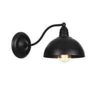 XHJL Lampe Murale Interieur En Fer Forgé Style Rétro Applique Murale Noire Vintage Pour Chambre, Salon, Salle À Manger, Maison De Campagne, Couloir