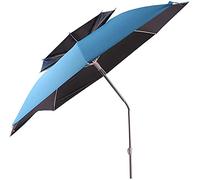 XHKJGS Parapluie de pêche en plein air, parapluie de plage, rotation à 360 °, étanche, à l'épreuve du vent, à l'épreuve des UV, à l'épreuve légère, double-sommet ),