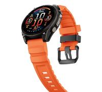 xhKJO 26mm Sangle pour Garmin Fenix 8 Amoled 51mm Bracelets,Watchband Strap Bracelets de Montres Bande avec Silicone Sangle Armband Bracelet de Remplacement pour Garmin Fenix 8 Solar 51mm (orange)