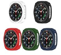 xhKJO 5 Pièce Coque Protecteur Case pour Galaxy Watch 9 40mm Case, Silicone TPU étui Housse Cover Transport, Étui Ultra Mince Portable Antichoc Etui Shell pour Galaxy Watch 9 40mm (Color)