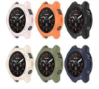 xhKJO 6 Pcs Coque Protecteur Case pour Garmin Epix Pro 42mm / Garmin Fenix 7S Pro,Silicone étui Housse Cover Transport,Étui Antichoc Etui pour Garmin Fenix 7s / Epix Pro 42mm / Fenix 7s Pro (Color)