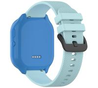 xhKJO Bracelet en Silicone pour Garmin Bounce 2, Sangle de Montre avec Fermoir, Taille Moyenne, Compatible avec Accessoires Garmin Bounce 2 (bleu clair)