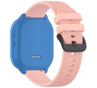 xhKJO Bracelet en Silicone pour Garmin Bounce 2, Sangle de Montre avec Fermoir, Taille Moyenne, Compatible avec Accessoires Garmin Bounce 2 (rose)