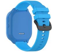 xhKJO Bracelet en Silicone pour Garmin Bounce 2, Sangle de Montre avec Fermoir, Taille Moyenne, Compatible avec Accessoires Garmin Bounce 2 (bleu)