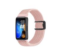 xhKJO Bracelets de Remplacement pour Huawei Band 9 /Huawei Band 8 Sangle, Bracelets de Montres, Nylon Strap Bande avec Fermoir Sangle de pour Huawei Band 9 NFC/Huawei Band 8 NFC Watch (rose 1)
