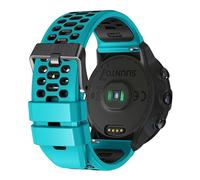 xhKJO Bracelets pour Coros Apex 4 46mm Sangle, Flip Strap Bracelets de Montres Bande avec Fermoir Silicone Sangle Armband Bracelet de Remplacement pour Coros Nomad Watch Accessoires (bleu ciel)