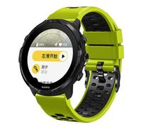 xhKJO Bracelets pour Coros Apex 4 46mm Sangle, Flip Strap Bracelets de Montres Bande avec Fermoir Silicone Sangle Armband Bracelet de Remplacement pour Coros Nomad Watch Accessoires (citron noir)