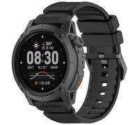 xhKJO Bracelets pour Coros Nomad Sangle, Flip Strap Bracelets de Montres Bande avec Fermoir Silicone Sangle Armband Bracelet de Remplacement pour Coros Nomad Watch Accessoires (noir)