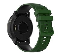 xhKJO Bracelets pour Garmin Forerunner 570 47mm Sangle,Bracelets de Montres Strap Bande avec Fermoir Silicone Sangle Armband Bracelet de Remplacement pour Garmin Forerunner 570 47mm (vert noir)