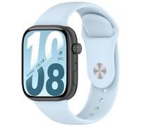 xhKJO Bracelets pour Honor Watch X5I Sangle, Flip Strap Bracelets de Montres Bande avec Fermoir Silicone Sangle Armband Bracelet de Remplacement pour Honor Watch X5I Accessoires (bleu clair)