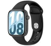 xhKJO Bracelets pour Honor Watch X5I Sangle, Flip Strap Bracelets de Montres Bande avec Fermoir Silicone Sangle Armband Bracelet de Remplacement pour Honor Watch X5I Accessoires (noir)