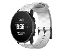 xhKJO Bracelets pour Suunto 9 Peak/Suunto 9 Peak Pro Strap, Bracelets de Montre,Silicone Bracelets de Montre Strap Bande Watchband Fermoir Sangle pour Suunto Vertical/Suunto 5 Peak (blanc)