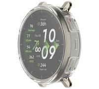 xhKJO Coque Protecteur Case pour Huami Amazfit Active 3 Premium Case, Silicone Plating TPU étui Housse Cover Transport, Étui Ultra Mince Etui Shell pour Huami Amazfit Active 3 Premium (Clair)