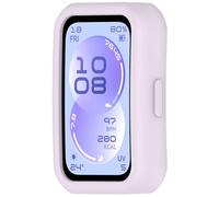 xhKJO Coque Protecteur Case pour Huawei Band 11 Watch Case, Silicone étui Housse Cover Transport, Étui Ultra Mince Portable Antichoc Etui pour Huawei Band 11 NFC Accessoires (Violet Clair)