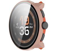 xhKJO Coque Protecteur Case pour Suunto Run Watch Case, Soft Silicone étui Housse Cover Transport, Étui Ultra Mince Portable Antichoc Etui Shell pour Suunto Run Watch Accessoires (Rose)