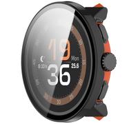 xhKJO Coque Protecteur Case pour Suunto Run Watch Case, Soft Silicone étui Housse Cover Transport, Étui Ultra Mince Portable Antichoc Etui Shell pour Suunto Run Watch Accessoires (Noir)