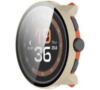 xhKJO Coque Protecteur Case pour Suunto Run Watch Case, Soft Silicone étui Housse Cover Transport, Étui Ultra Mince Portable Antichoc Etui Shell pour Suunto Run Watch Accessoires (Beige)