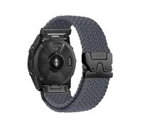 xhKJO Sangle pour Garmin Fenix 8 43mm Bracelets,20mm Watchband Strap Bracelets de Montres Bande Nylon Armband Bracelet de Remplacement pour Garmin Fenix Epix Pro 42mm / Amoled 43mm (gris profond)