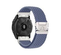 xhKJO Sangle pour Garmin Fenix 8 43mm Bracelets,20mm Watchband Strap Bracelets de Montres Bande Nylon Armband Bracelet de Remplacement pour Garmin Fenix Epix Pro 42mm / Amoled 43mm (bleu gris)