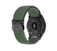 xhKJO Sangle pour Garmin Fenix 8 43mm Bracelets,20mm Watchband Strap Bracelets de Montres Bande Nylon Armband Bracelet de Remplacement pour Garmin Fenix Epix Pro 42mm / Amoled 43mm (vert armée)