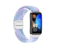 xhKJO Sangle pour Huawei Band 10 9 8 Bracelets de Montres,Fermoir Flip Strap Bracelets Bande avec Nylon Sangle Armband Bracelet de Remplacement pour Huawei Band 10 9 8 Accessoires (violet 1)