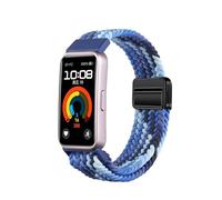 xhKJO Sangle pour Huawei Band 10 9 8 Bracelets de Montres,Fermoir Flip Strap Bracelets Bande avec Nylon Sangle Armband Bracelet de Remplacement pour Huawei Band 10 9 8 Accessoires (bleu)
