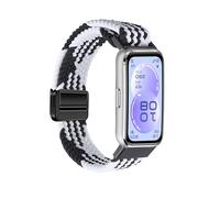 xhKJO Sangle pour Huawei Band 11 Pro Bracelets de Montres, Flip Strap Bracelets Bande avec Fermoir Nylon Sangle Armband Bracelet de Remplacement pour Huawei Band 11 Watch Accessoires