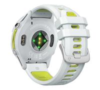 xhKJO Silicone Bracelet pour Garmin Forerunner 970 Sangle,22mm Silicone Fermoir Déployant Strap Bracelets de Montres Bande Armband Bracelet de Remplacement pour Garmin Forerunner 970 (vert noir)