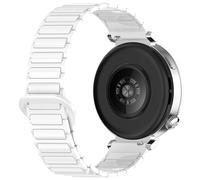 xhKJO Silicone Bracelets de Montres pour Oppo Watch X2 Mini Bracelets, Silicone Sangle Flip Strap Bande avec Fermoir Sangle Armband Bracelet de Remplacement pour Oppo Watch X2 Mini (blanc)