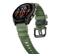 xhKJO Silicone Bracelets pour Suunto Run Strap, Bracelets de Montre, Silicone Bracelets de Montre Bande Fermoir Sangle pour Suunto Race/Race S/Ocean / 9 Peak / 9 Peak Pro Watch (vert)