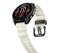xhKJO Silicone Bracelets pour Suunto Run Strap, Bracelets de Montre, Silicone Bracelets de Montre Bande Fermoir Sangle pour Suunto Race/Race S/Ocean / 9 Peak / 9 Peak Pro Watch (starlight)