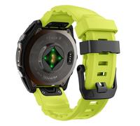 xhKJO Silicone Bracelets pour Suunto Run Strap, Bracelets de Montre, Silicone Bracelets de Montre Bande Fermoir Sangle pour Suunto Race/Race S/Ocean / 9 Peak / 9 Peak Pro Watch (citron)