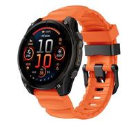 xhKJO Silicone Bracelets pour Suunto Run Strap, Bracelets de Montre, Silicone Bracelets de Montre Bande Fermoir Sangle pour Suunto Race/Race S/Ocean / 9 Peak / 9 Peak Pro Watch (orange)