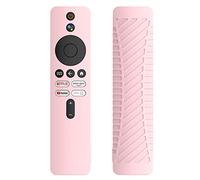 xhKJO Silicone Coque Compatible avec Xiaomi Mi Box 4K TV (2nd Gen) Télécommande, Antidérapant Étui de Protection Remote Caque Case Housse pour Xiaomi Mi Box 4K TV Remote 2nd Generation (Rose)
