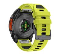 xhKJO Silicone Sangle Bracelets pour Suunto Run Bracelets, Bracelets de Montre, Bracelets de Montre Bande Fermoir Strap pour Suunto Race/Race S/Ocean / 9 Peak / 9 Peak Pro Watch (noir citron)