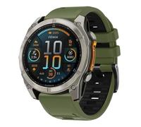 xhKJO Silicone Sangle Bracelets pour Suunto Run Bracelets, Bracelets de Montre, Bracelets de Montre Bande Fermoir Strap pour Suunto Race/Race S/Ocean / 9 Peak / 9 Peak Pro Watch (vert noir)