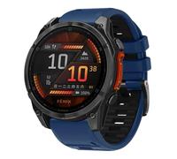xhKJO Silicone Sangle Bracelets pour Suunto Run Bracelets, Bracelets de Montre, Bracelets de Montre Bande Fermoir Strap pour Suunto Race/Race S/Ocean / 9 Peak / 9 Peak Pro Watch (bleu noir)