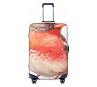 XHMKGGYBZ Nine Dogs Housse de protection élastique pour valise, 4 tailles, résistante aux rayures et aux taches, lavable, Tête d'oiseau moqueur inclinable, Petit