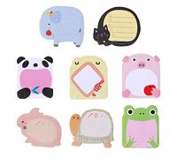 XHNFCU 24 Pièces Animaux Mignons Notes Autocollantes Dessin Animé Notes Autocollantes Ensemble Nouveauté Animaux En Forme De Notes Autocollantes, Remplisseurs De Sacs De Fête pour Enfants